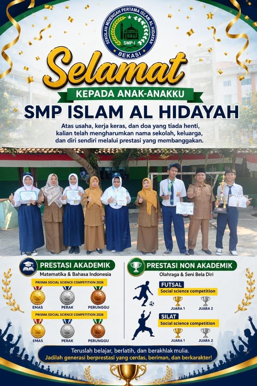Siswa/i Berprestasi atas juara juara yang diraih